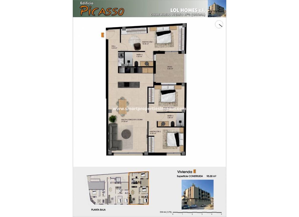 Nouvelle construction - Appartement - Catral