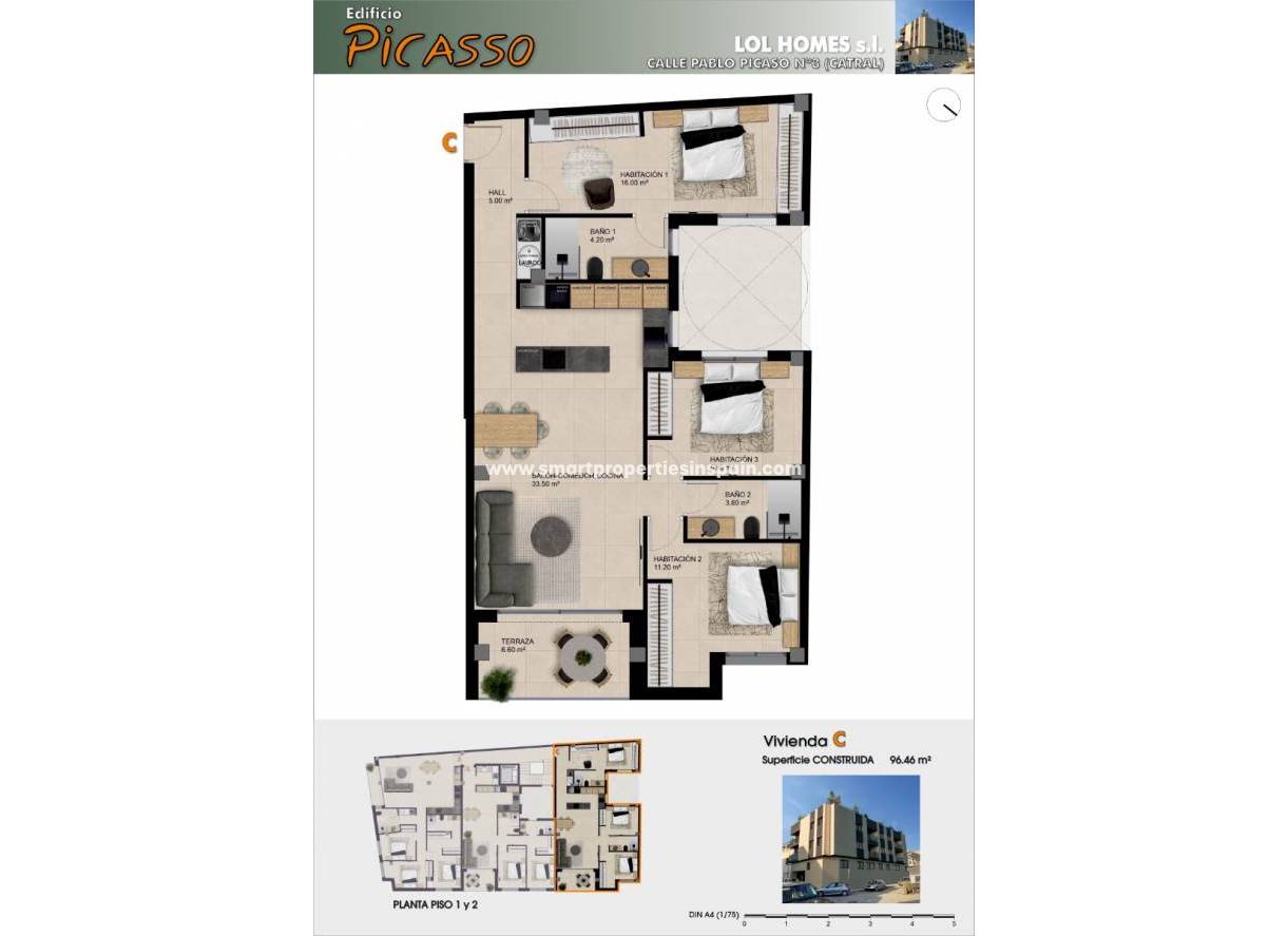 Nouvelle construction - Appartement - Catral