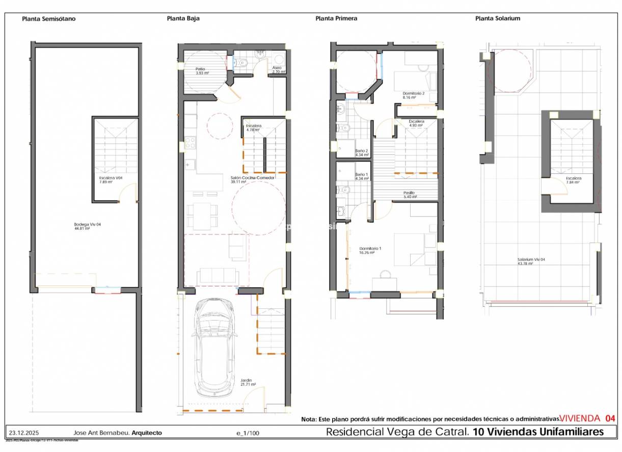 Nouvelle construction - Maison Mitoyenne - Catral