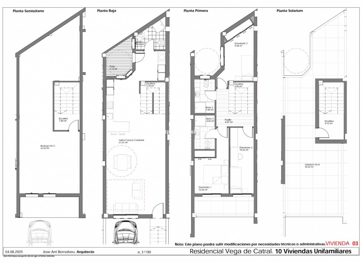 Obra Nueva - Vivienda Adosada - Catral