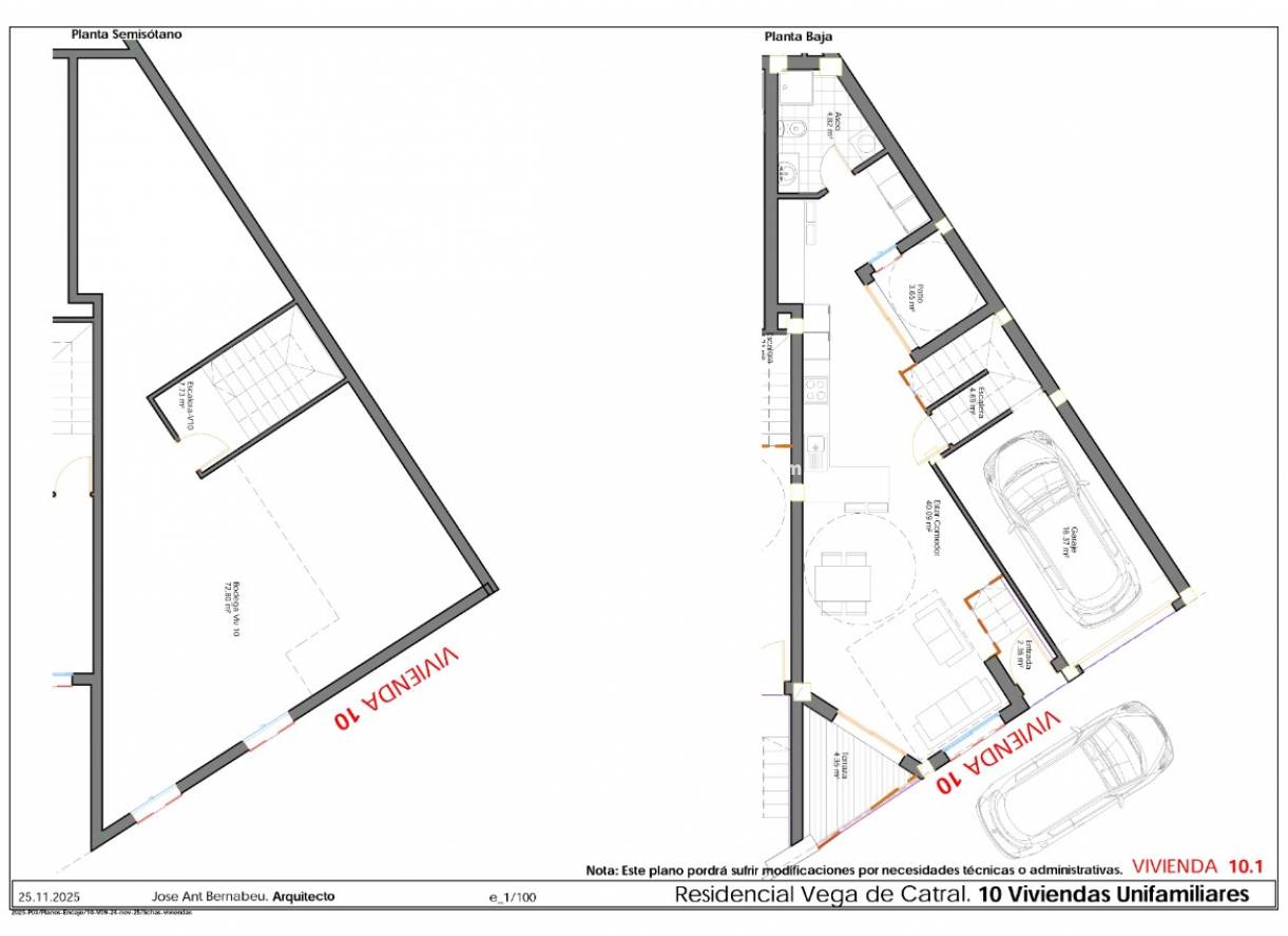 Obra Nueva - Vivienda Adosada - Catral