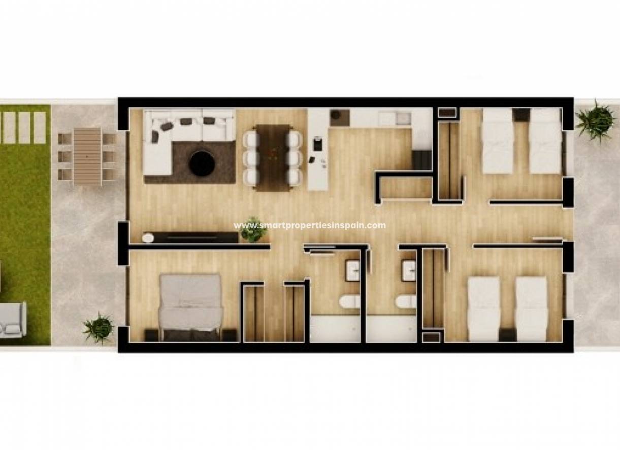 Resale - Bungalow - Monforte del Cid