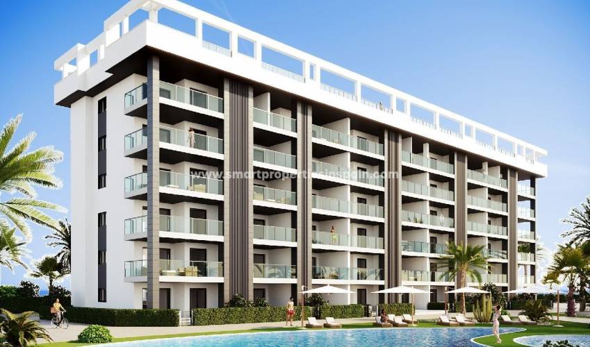 Enjoy luxurious living by the sea in this new build apartment for sale La Mata Torrevieja