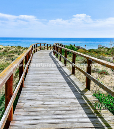Which beaches are closest to your new home in the La Marina Urbanization?