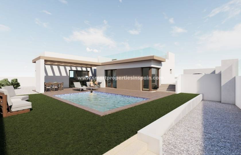 Neubau einer Villa in der Urbanisation La Marina zu verkaufen