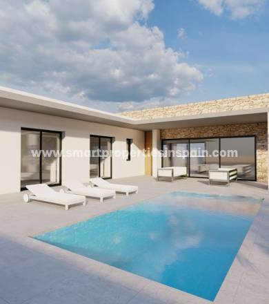 Can you imagine waking up to sunshine every day? Discover this new build villa for sale in La Marina Urbanization