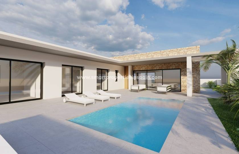 Can you imagine waking up to sunshine every day? Discover this new build villa for sale in La Marina Urbanization