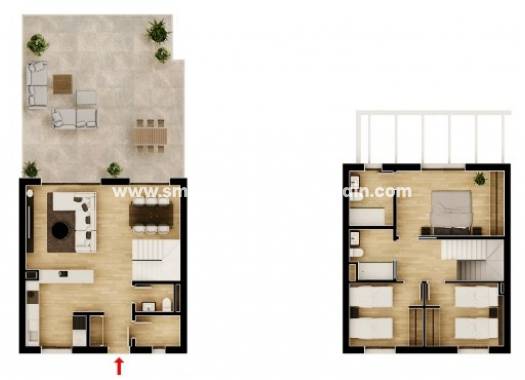 Resale - Bungalow - Monforte del Cid